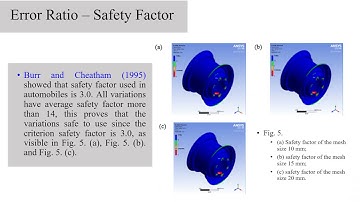 43: Design and Analysis of Mesh Size Subjected to Wheel Rim Convergence Using Finite Element Method
