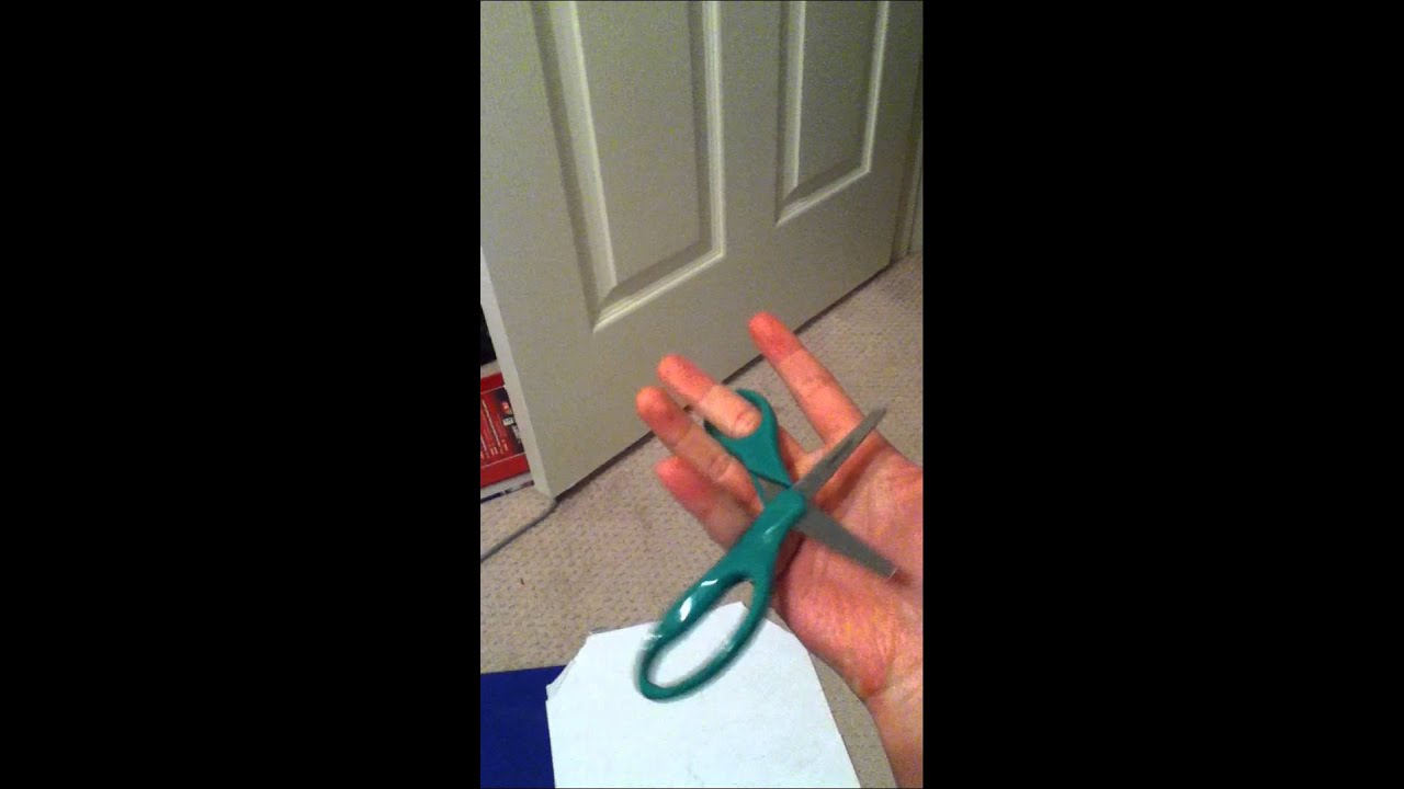 Tutorial Of My Scissor Flipping Trick YouTube