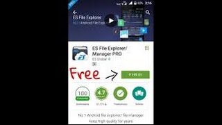 How to download ES File explorer pro FREE in android [Hindi/Urdu] screenshot 3