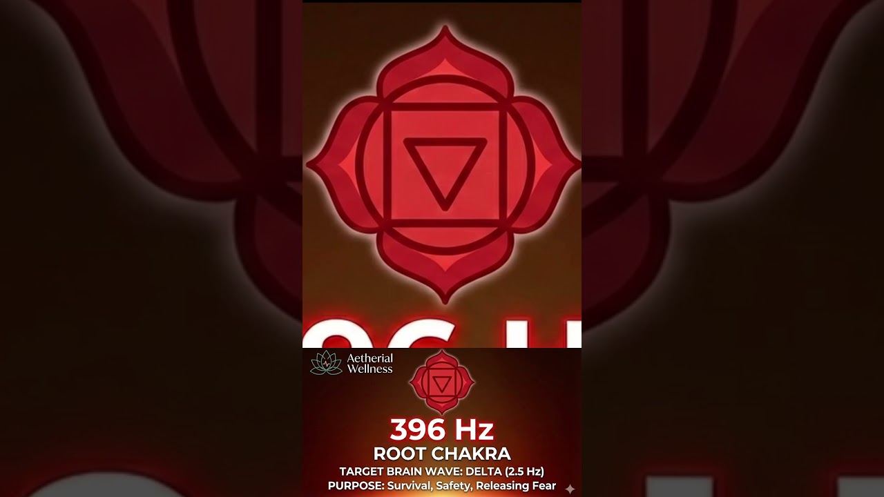 396Hz Root Chakra Healing: Release Fear & Feel Safe 🧘🏽 ✨