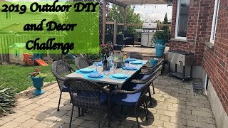 Back Deck and Patio Refresh  / 2019 Outdoor DIY and Decor Challenge