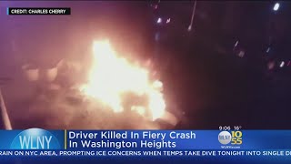 Fiery Crash In Upper Manhattan Kills 1