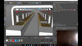 how to make train subway cinema 4d