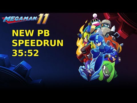 Mega Man 11 Speedrun In 35 52 NEW PB Normal Mode Any No OoB 