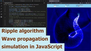 Ripple algorithm - Wave propagation simulation in JavaScript
