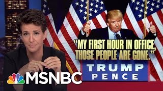 Donald Trump Nativist Speech Follows Dark US Pattern | Rachel Maddow | MSNBC