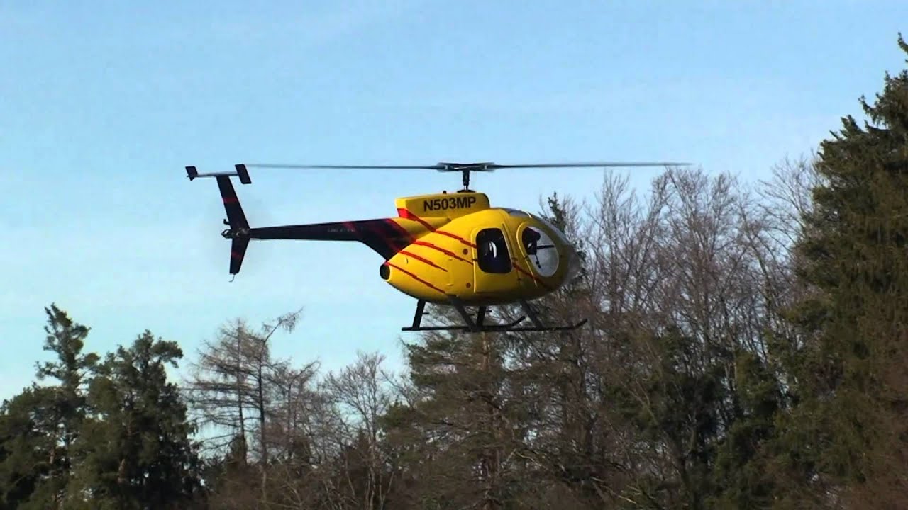 Trex700E with Huges Fuselage HD