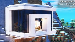 Minecraft: Waterfall House - Minecraft Tutorial #152