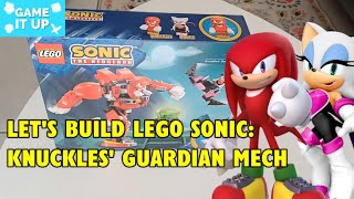 Building Lego Sonic the Hedgehog: Knuckles' Guardian Mech 76996