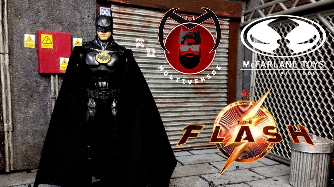 Unboxing y Revisión Batman Multiverse Michael Keaton The Flash Movie McFarlane Toys en español