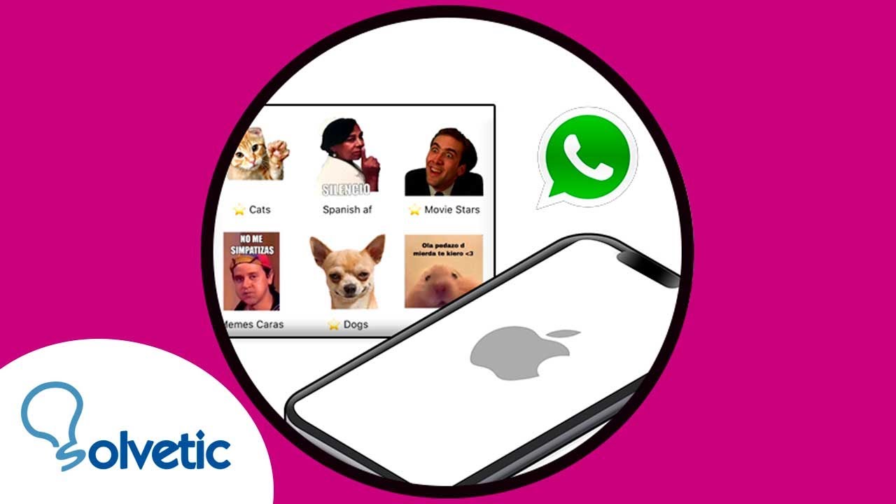 STICKERS para WhatsApp iPhone 2020 - YouTube