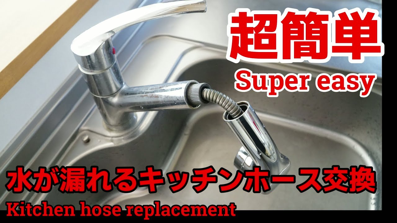 DIY Kitchen Shower Hose Leak Replacement KVK - YouTube
