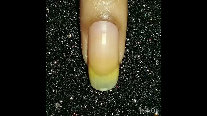 1 minute nail art  | dry marble / needle nail art ...