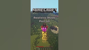 Minecraft jetpack mod #Shorts