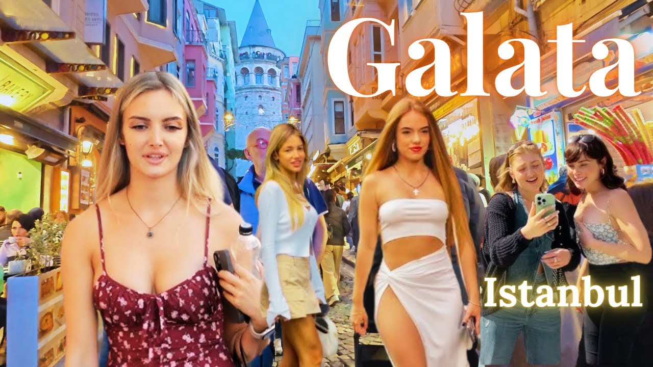 Galata Tower to Istiklal Street Walk – Istanbul’s Most Iconic Route | 4K Walking Tour