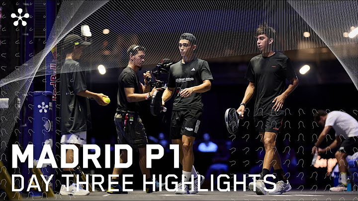 Comunidad de Madrid Premier Padel P1: Highlights day 3 (men)