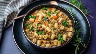 Easy Pasta with Lentils (Pasta e Lenticchie)