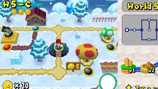 World 5-C Star Coins New Super Mario Bros Ds