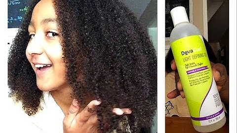 DEVA CURL LIGHT DEFINING GEL REVIEW | CURLY KIDS HAIR CARE