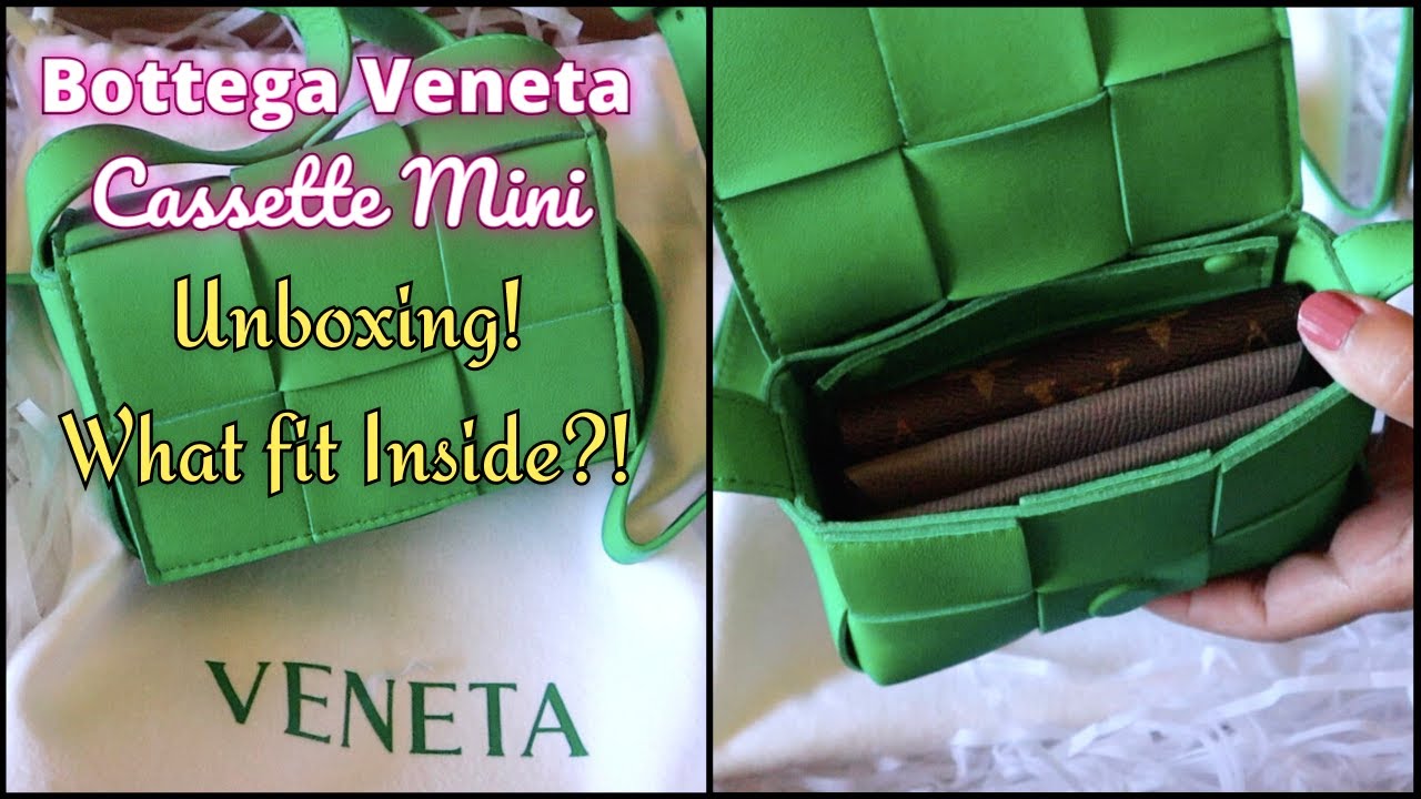 BOTTEGA VENETA UNBOXING MINI LOOP BAG IN PARAKEET