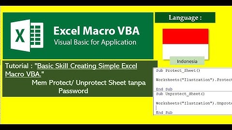 VBA   Protect Unprotect Sheet tanpa password
