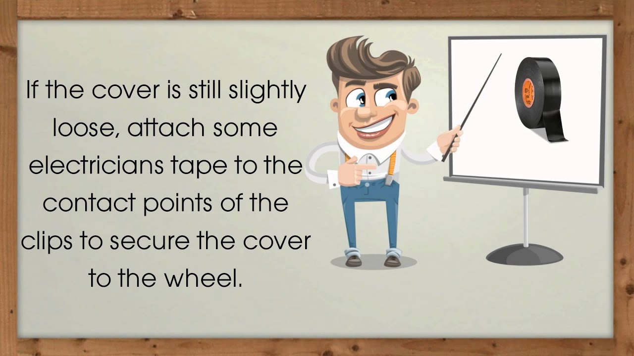 How to Secure Wheel Covers to the Rim? YouTube
