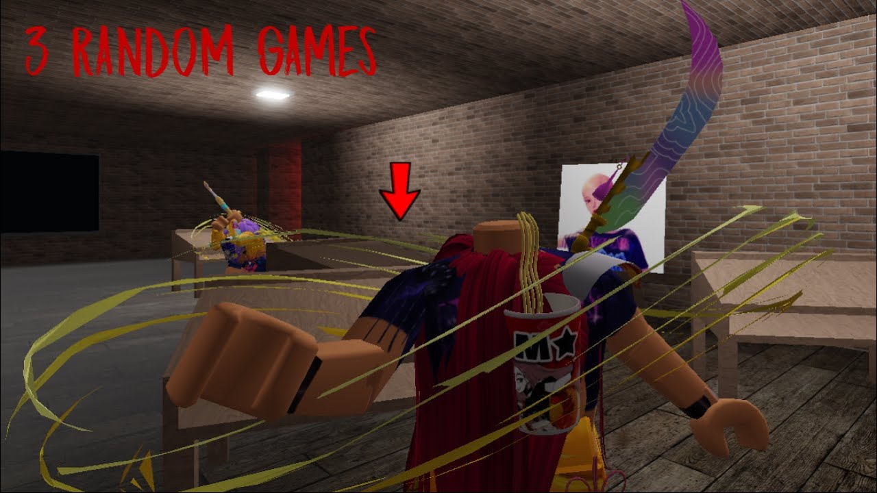 3 RANDOM GAMES ON ROBLOX