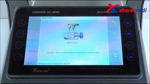 IKeycutter CONDOR XC-MINI M2 Clamp Cutting Calibration