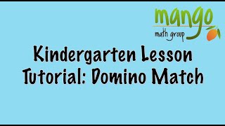 Domino Match (Kindergarten Math Lesson) screenshot 3