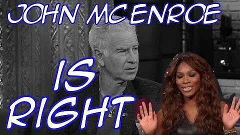 John McEnroe vs Serena Williams