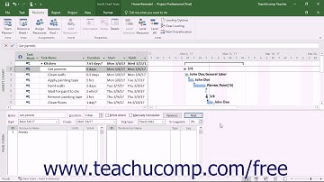 Project 2016 Tutorial Assigning Cost Resources to Tasks Microsoft Training