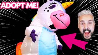 Ich habe Adopt Me ALS ECHTES EINHORN GESPIELT! Ich werde zu FLUFFY screenshot 4
