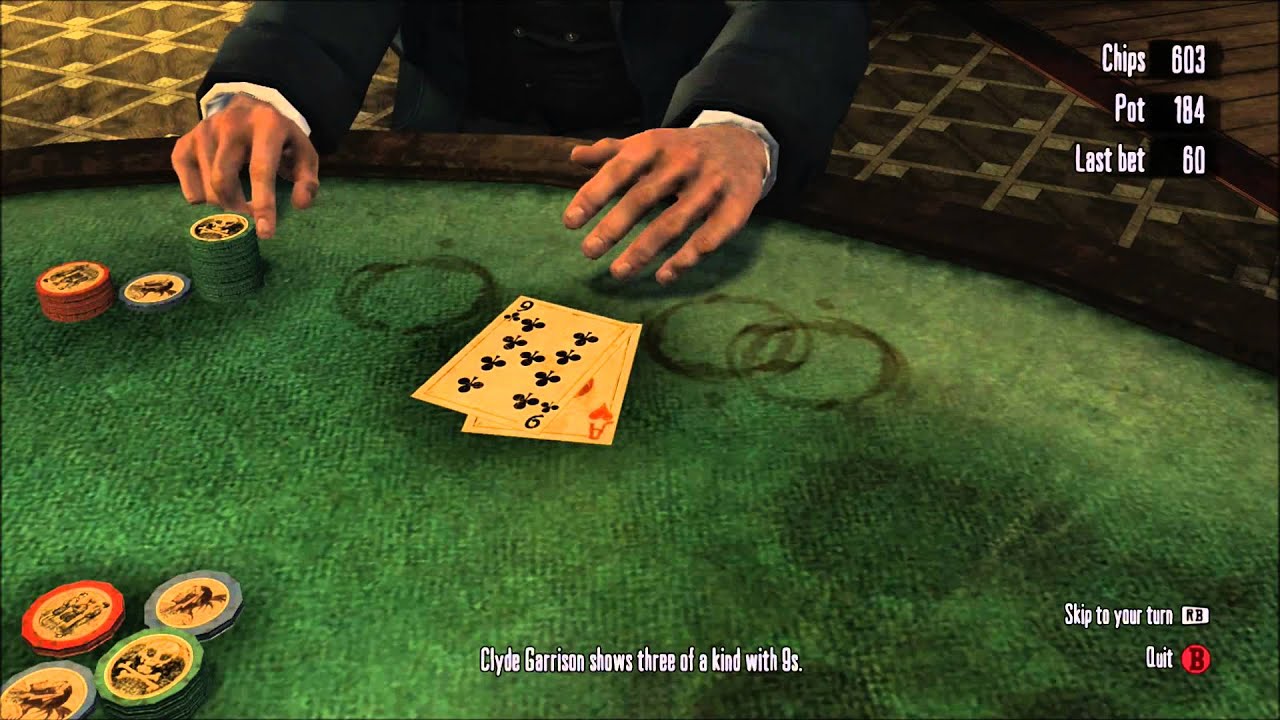 Xbox 360 Walkthrough Red Dead Redemption The First Poker Game In