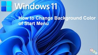 Bạn muốn biết cách thay đổi màu nền của Menu Start trong Windows 11? Video hướng dẫn đầy đủ trên YouTube sẽ giúp bạn làm được điều đó một cách nhanh chóng và dễ dàng. Click vào hình ảnh để xem video và tận hưởng cuộc sống trong màu sắc mới nhé! 