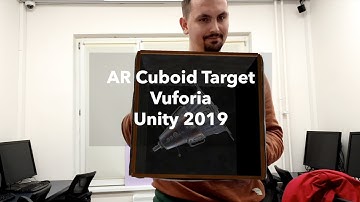 AR кубические метки Vuforia | AR Cuboid Target Vuforia | made with Unity