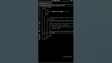 Creating an Simple HTML Form Using Single Input Field || Day 8 ||  #coding #htmlform #webdevelopment