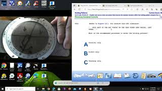 Holding pattern entry using an E6B example 1