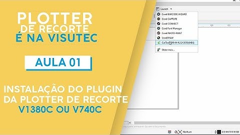 Visutec | Aula 01 | Instalação do plugin da Plotter de recorte V1380C ou V740C