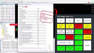 TAQ Magic Keys Ver 3.0 Customized Trade Management MT5 On-Screen Panel