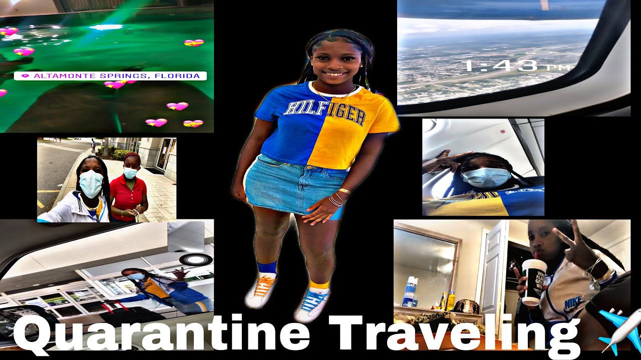 QUARANTINE TRAVELING ️ ️. Did I take the Rona test?😴 - YouTube
