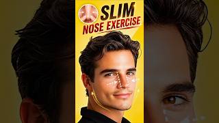 How to Get a Slimmer Nose Naturally (No Surgery) 🔥 #shorts #slimnose