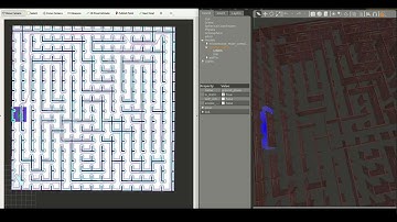 Creating a simulation maze using text file as layout for Gazebo and Rviz