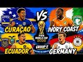 Curacao v Ivory Coast & Ecuador v Germany LIVE | FIFA World Cup 2026 Group E Watchalong 📱