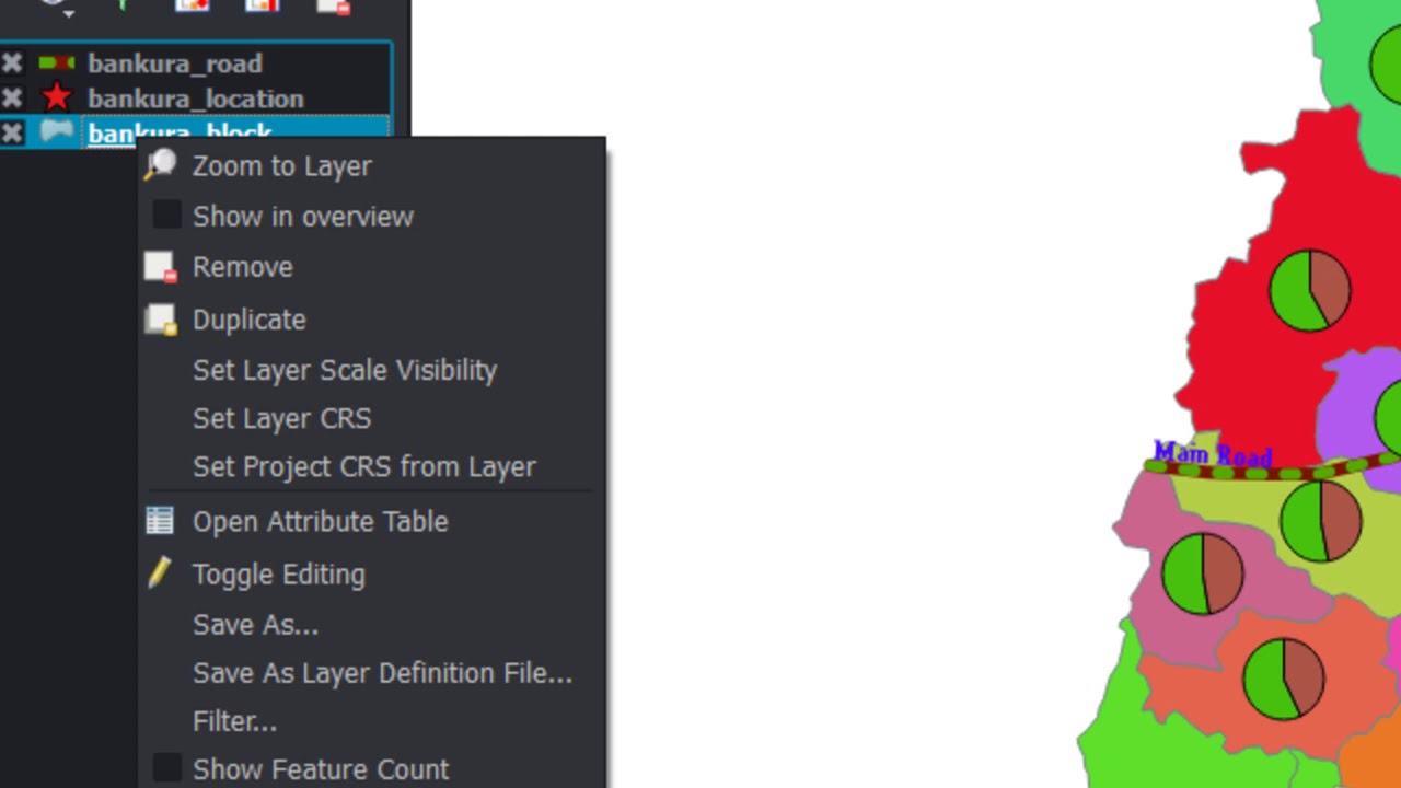 06 How to draw thematic map in QGIS YouTube