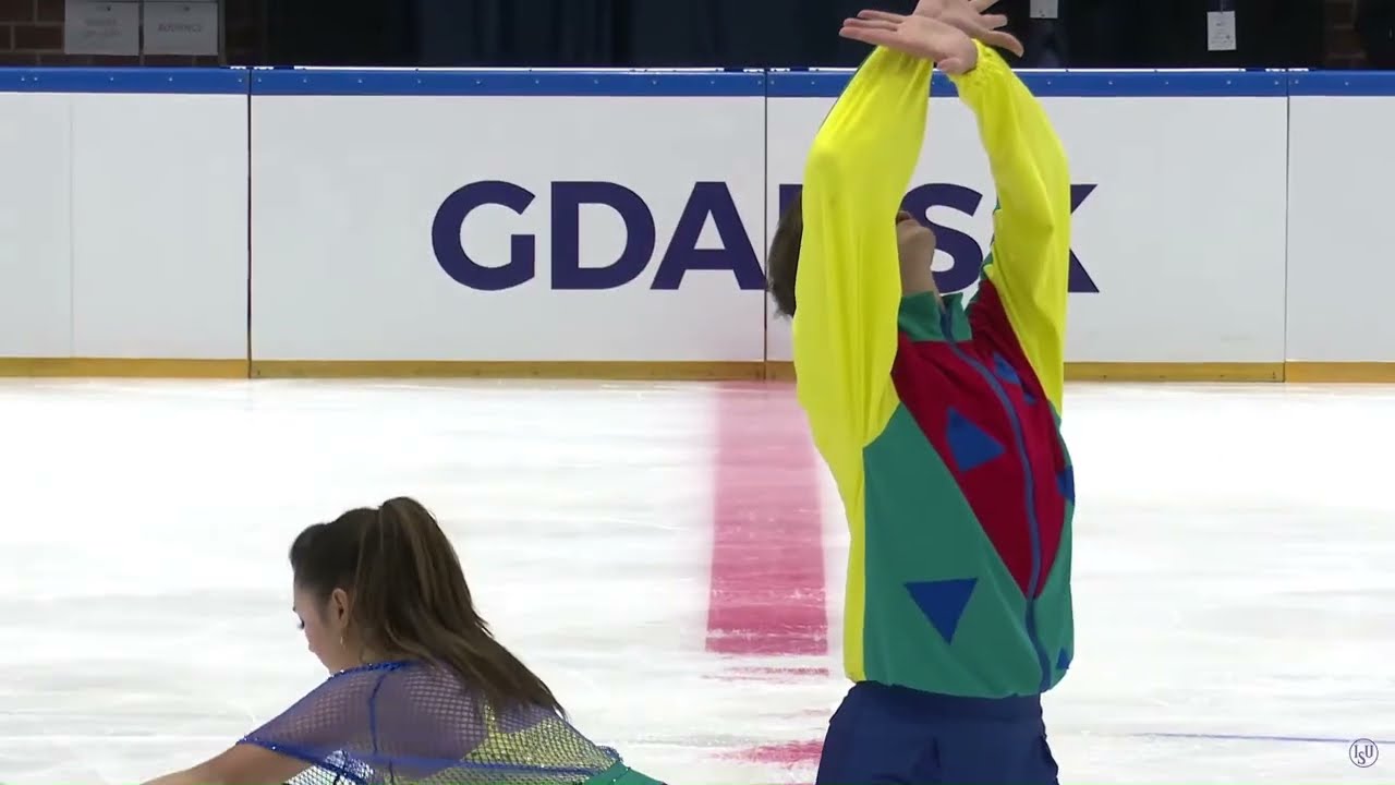 Danza rítmica de Athena Roberts & Eric Alis en el Junior Grand Prix de Gdansk 2023