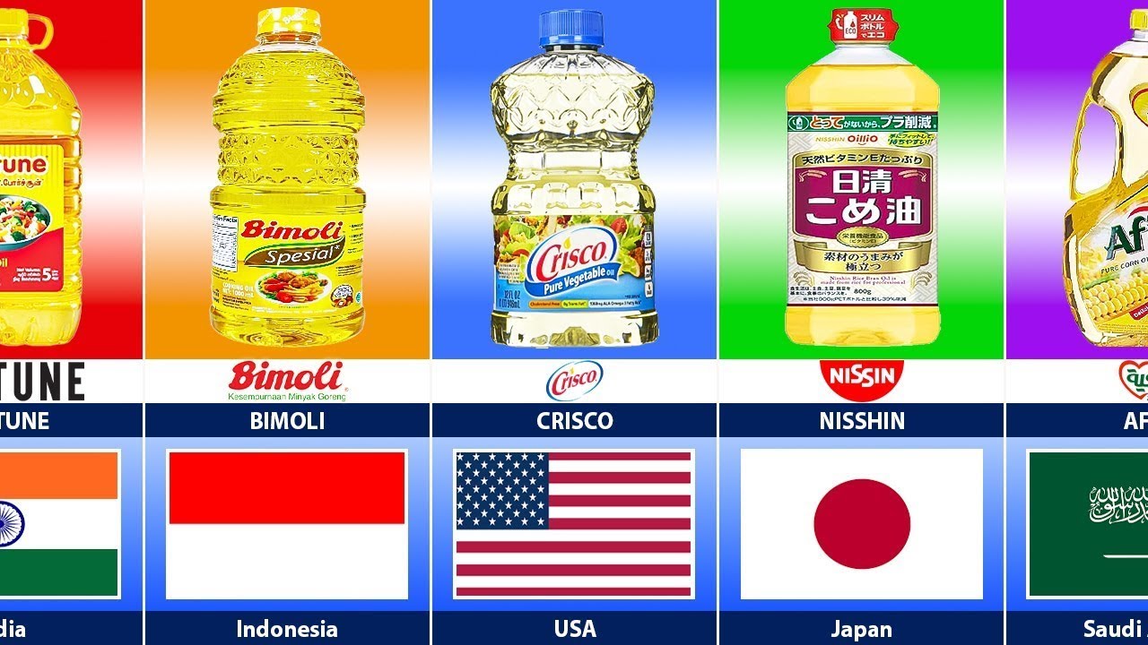 Cooking Oil Brands From Different Countries | Insight Compare