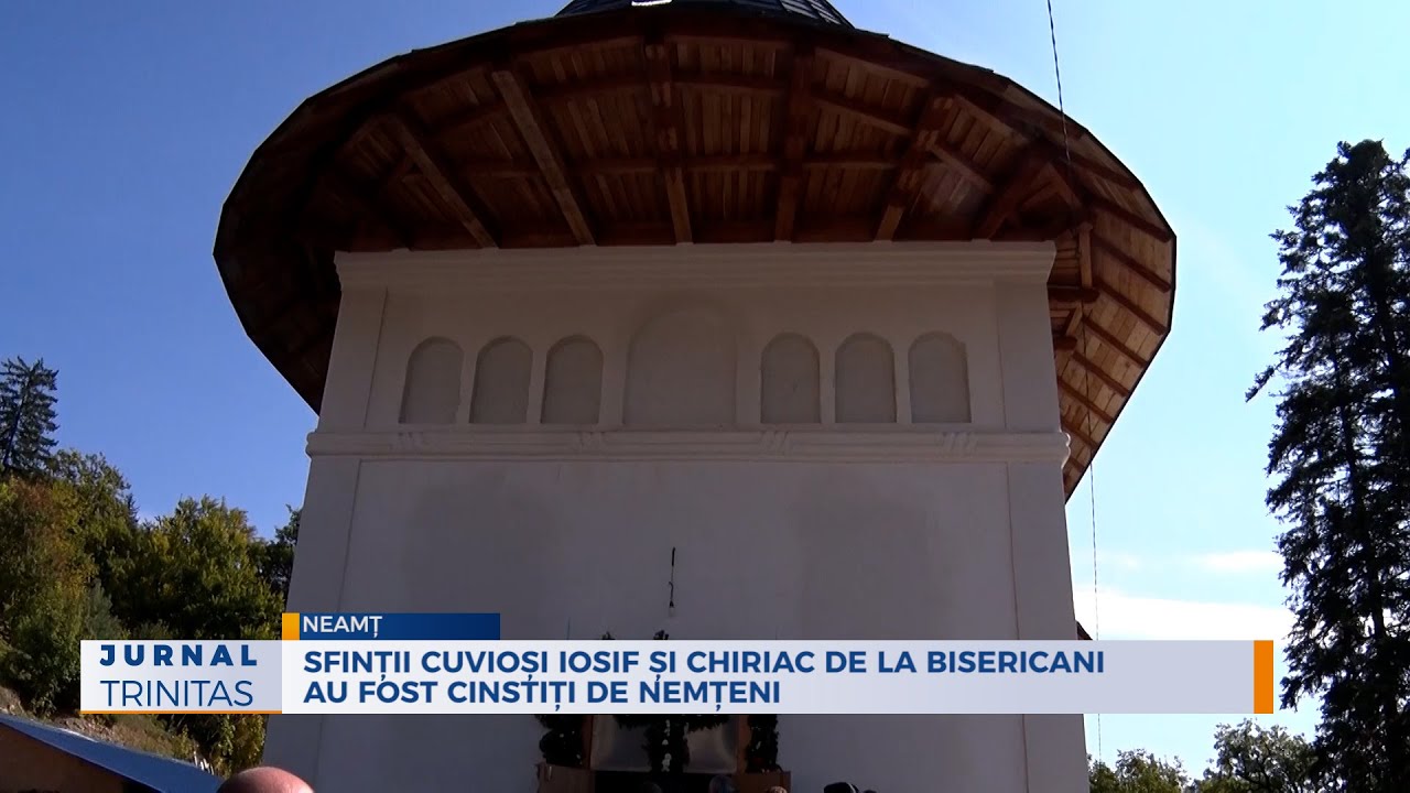 Sfinții Cuvioși Iosif și Chiriac de la Bisericani au fost cinstiți de nemțeni