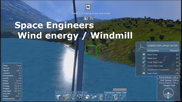 Space Engineers Wind energy / Windmill