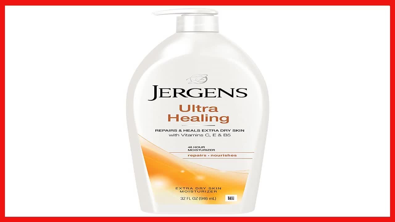 Jergens Ultra Healing Extra Dry Skin Moisturizer, 32 Ounces YouTube