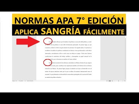 Video: ¿La sangría es parte de la letra?